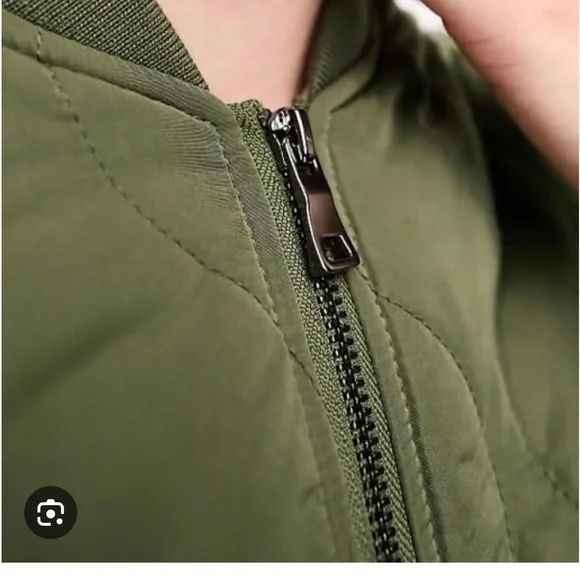 Calia Long Quilted Bomber - Picture 3 of 10